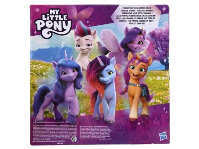 Набор игровой Hasbro My Little Pony Мой маленький пони, фигурки c длин. хвостом для укладки, 7,6 см 1-00457626_4