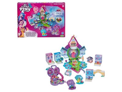 Набор игровой Hasbro My Little Pony Мой маленький пони: Мини-город Эквестрия, пони с акс. и игров. д 1-00457630_1