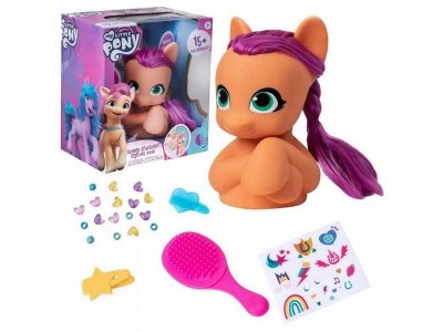 Набор игровой Hasbro My Little Pony Пони Sunny Starscout и её причёски, с модными акс., 17 см 1-00457633_1