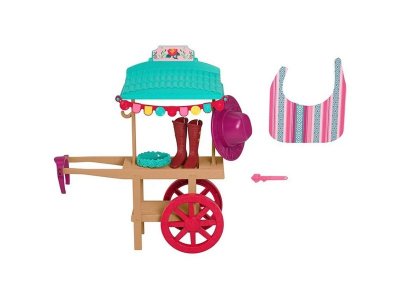 Набор игровой Mattel Dream Works Spirit Спирит: Фестиваль Мирадеро, лошадка, тележка с одеждой, 12,7 1-00457634_3