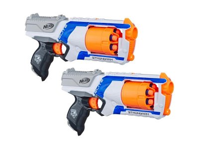 Набор игровой Hasbro Nerf Elite StrongArm, 2 бластера, 12 снарядов 1-00457639_2