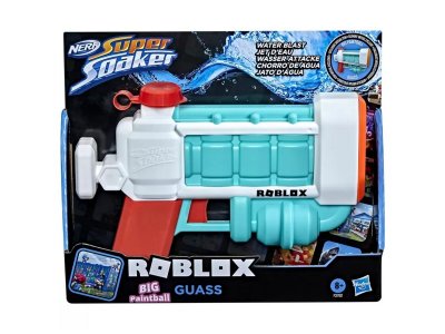 Оружие игрушечное Hasbro Nerf Super Soaker Бластер Guass из игры Roblox: Big Paintball, резерв. на о 1-00457643_4