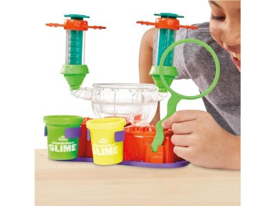 Набор игровой Play-Doh Slime Лаборатория пузырей, слайм 4 цвета по 51 г, форма и принадл. для лепки, 1-00457646_2