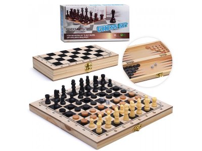 Игра КНР 3 в 1 Шахматы, шашки, нарды 1-00458720_1