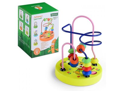 Игрушка КНР Лабиринт цветной 1-00458748_1