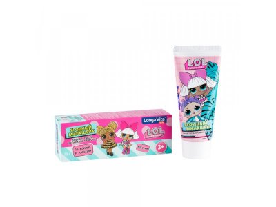 Зубная паста Longa Vita профилактическая L.O.L. Surprise! Ягодный милкшейк, 75 г 100458843