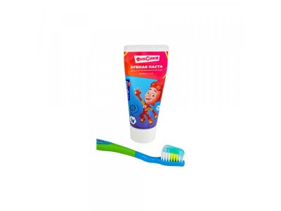 Зубная паста Longa Vita профилактическая Фиксики, Bubble Gum, 75 г 1-00458845_2