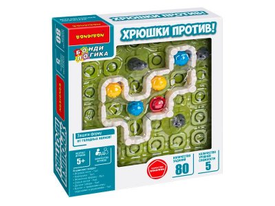 Игра настольная Bondibon БондиЛогика Хрюшки против 1-00458853_2