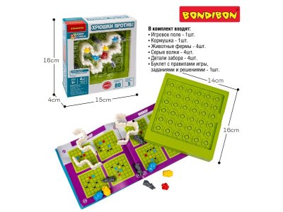Игра настольная Bondibon БондиЛогика Хрюшки против 1-00458853_4