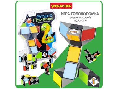 Игра-головоломка Bondibon Smart Призмы, 24 сегмента 1-00458854_5
