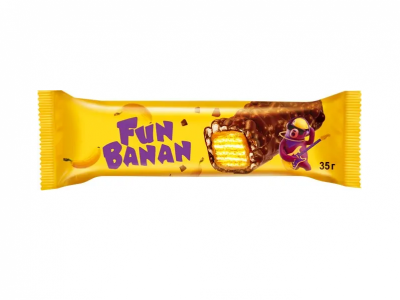 Вафельный батончик FunBanan 35 г 1-00458865_1
