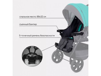 Коляска-трансформер 2 в 1 Rant Basic Riva 1-00458213_5