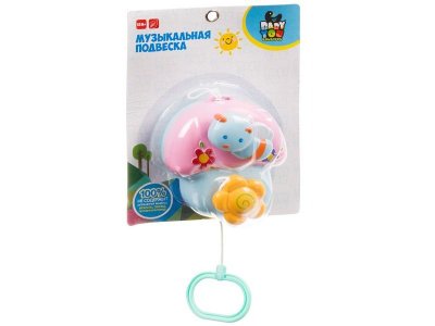 Игрушка Bondibon музыкальная карусель Пчелка на грибочке 1-00459762_1