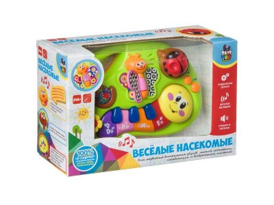 Игрушка развивающая Bondibon Пианино Веселые насекомые 1-00459774_1