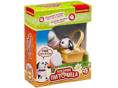 Игрушка развивающая Bondibon Собачка с бутылочкой и корзинкой 1-00459787_1