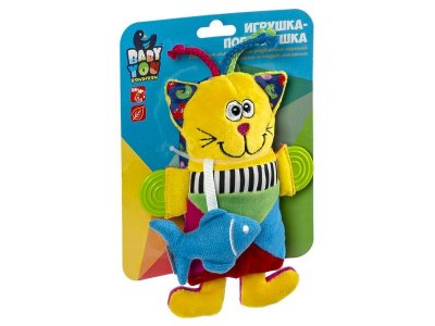 Игрушка Bondibon развивающая погремушка Кот 1-00459798_1
