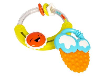 Набор погремушек Bondibon Baby you Круг с солнышком, ягода 1-00459814_1