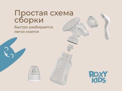 Молокоотсос Roxy-Kids ручной, бутылочка в комплекте 1-00459840_4