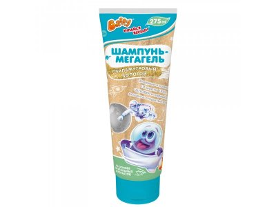 Шампунь-мегагель Baffy перламутровый золотой 100460309