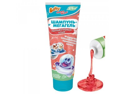 Шампунь-мегагель Baffy перламутровый алый 100460310