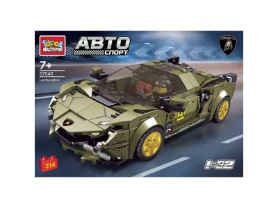 Конструктор Город мастеров Суперкар Lamborghini, 314 деталей 1-00460548_1