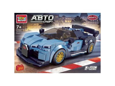 Конструктор Город мастеров Суперкар Bugatti, 312 деталей 1-00460550_1