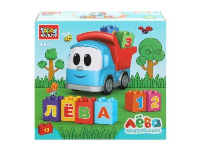 Конструктор Город мастеров Грузовичок Лёва, 13 деталей 1-00460555_1