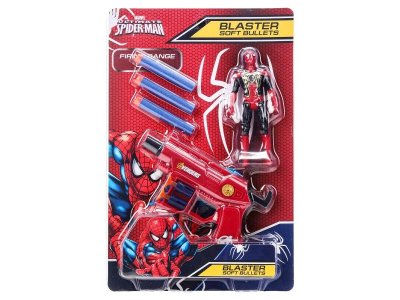 Бластер Играем вместе Spider-man мягкие пули, фигурка 1-00460577_1