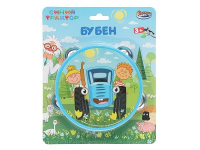 Бубен Играем вместе Синий трактор 1-00460593_1