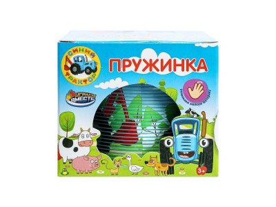 Игра Играем вместе Синий трактор Пружинка 1-00460611_1