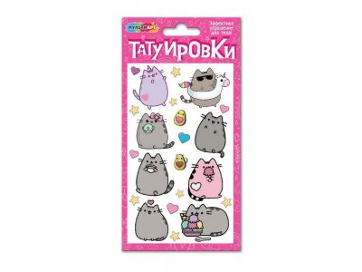 Тату Мульти Арт Пушин 1 лист разноцветный 100460631