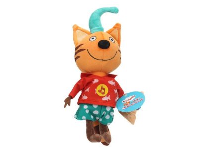 Игрушка мягкая Мульти-Пульти Три Кота Компот в пляжной одежде 1-00460677_1