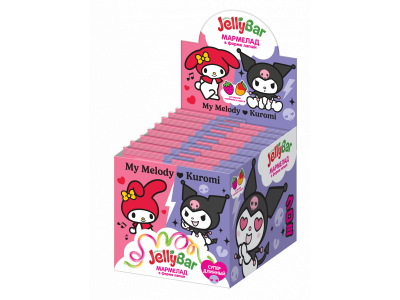 Мармелад Kuromi в форме лапши My Melody Jelly Bar 30 г 1-00460687_2