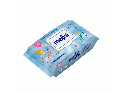 Салфетки влажные Mepsi гипоаллергенные, 120 шт. 1-00460693_2