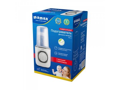 Подогреватель для бутылочек Maman электронный, с функцией стерилизации 1-00460992_6