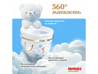 Трусики-подгузники Huggies Ultra Comfort для мальчиков 5 12-17кг, 42 шт 1-00461016_7