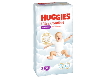Трусики-подгузники Huggies Ultra Comfort для мальчиков 3 6-11кг, 54 шт 1-00461020_6