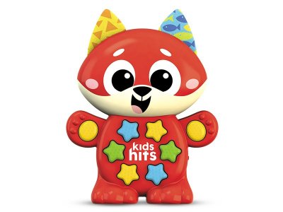 Обучающая игрушка Kids Hits Малыши Музыкальный лисенок красный 100461025