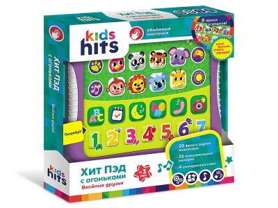 Развивающая игрушка Kids Hits Хит Пэд с огоньками Веселые друзья 1-00461032_6