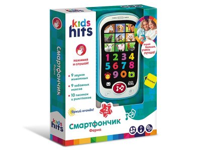 Обучающий телефон Kids Hits Смартфончик Ферма 1-00461035_6