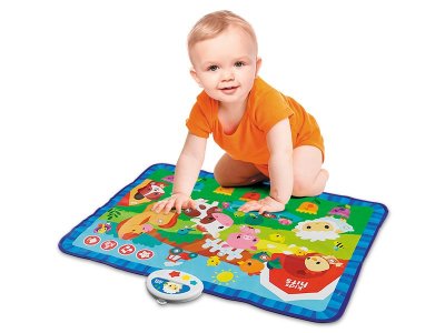 Интерактивная игрушка Kids Hits Музыкальный коврик с огоньками Кто пасется на лугу 1-00461037_2