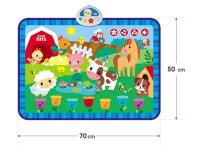 Интерактивная игрушка Kids Hits Музыкальный коврик с огоньками Кто пасется на лугу 1-00461037_6