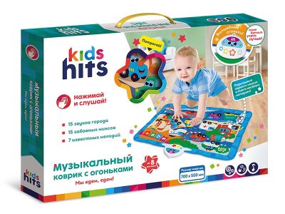 Интерактивная игрушка Kids Hits Музыкальный коврик с огоньками Мы едем-едем 1-00461039_6