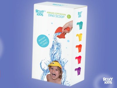 Ковшик для мытья головы Roxy-Kids Dino Scoop в обечайке 1-00461051_3