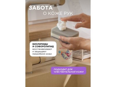 Пенка для мытья посуды, игрушек, бутылочек и сосок Synergetic, 500 мл 1-00461097_6