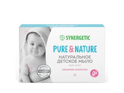 Мыло детское Synergetic Овсяное молочко, 90 г 1-00461105_1