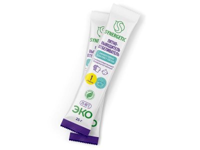 Пятновыводитель-отбеливатель Synergetic кислородный, гипоаллергенный, без запаха, 4 стирки, 100 г 1-00368127_4