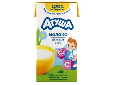 Молоко Агуша детское 3,2% 500 г 1-00000286_1