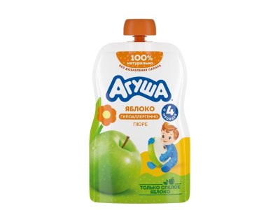 Пюре Агуша Яблоко 90 г дойпак 1-00093147_1