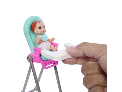 Набор игровой Barbie Skipper Babysitters Inc Барби 27 см, работает няней с куклой-малышом, 6 см, с а 1-00457574_4